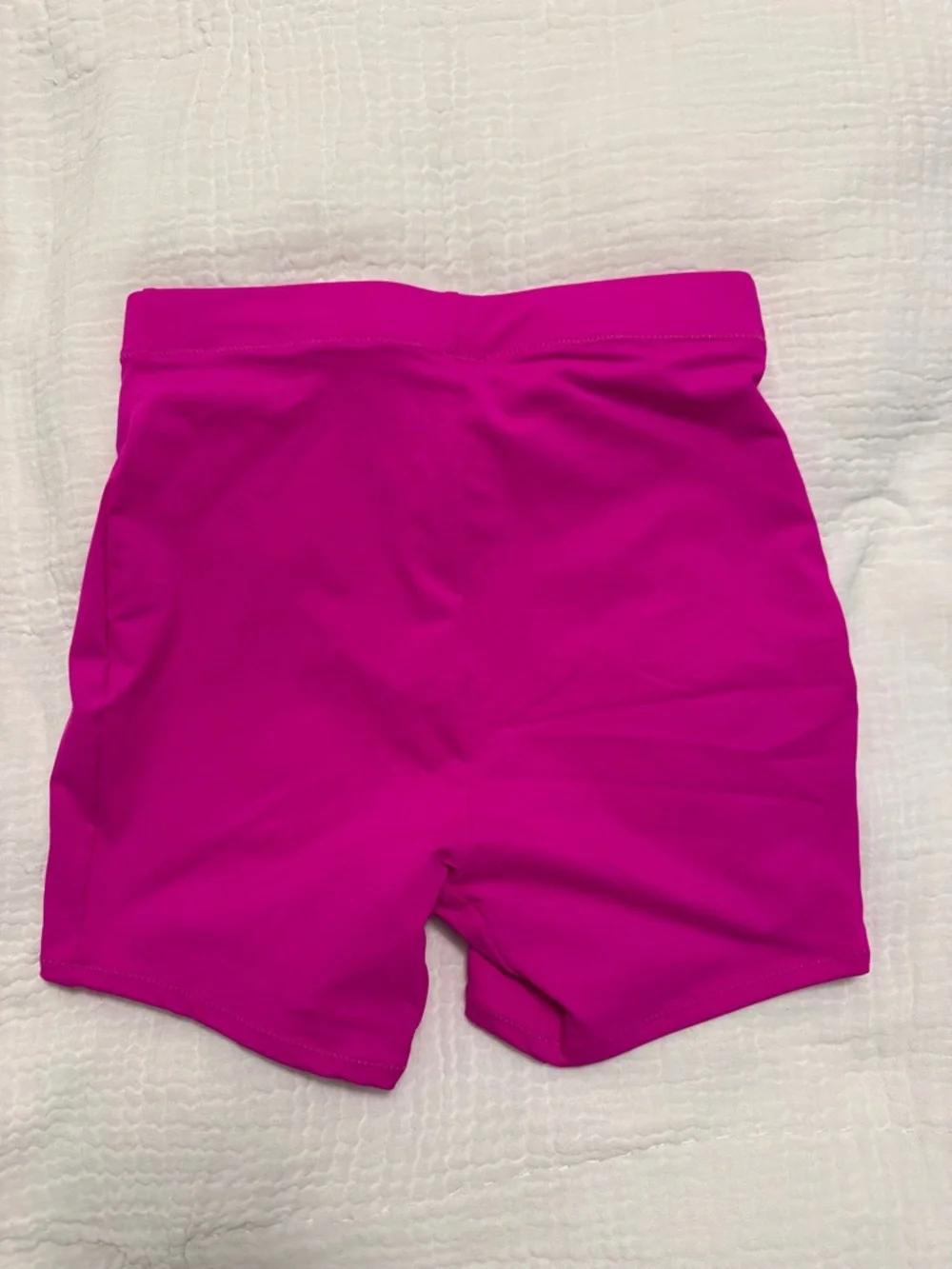 SKIMS Hibiscus (Pink) Sporty Zipper Swim Shorts - Picture 7 of 8